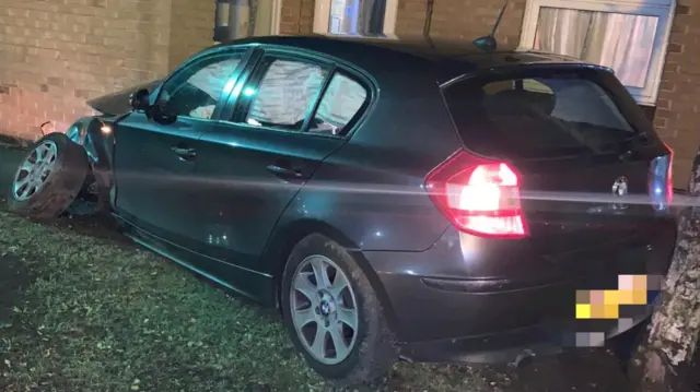 Driver crashes into house in Sandiacre, Derbyshire