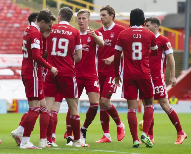 Aberdeen had a very good spell at the start of the second half