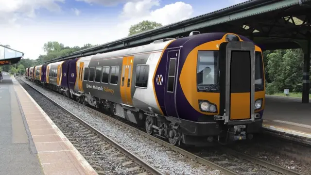 A West Midlands Railway train - generic image