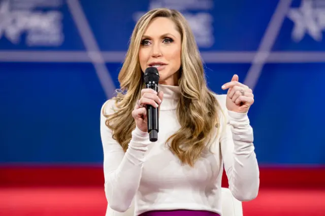 Laura Trump, President Donald Trumps daughter in-law during the Conservative Political Action Conference 2020