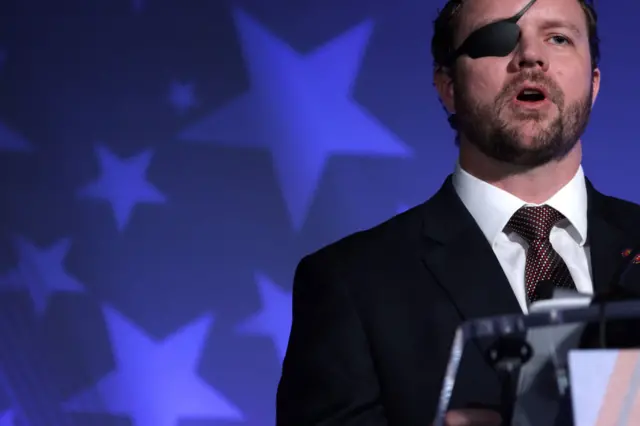 Dan Crenshaw (R-TX) speaks on “The Fate of Our Culture and Our Nation Hangs in the Balance” during the CPAC Direct Action Training