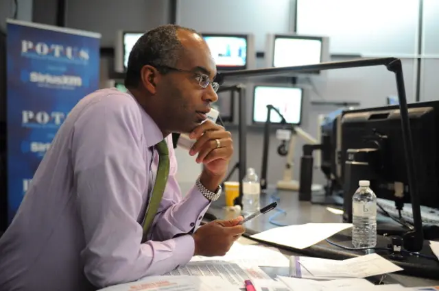 Ron Christie speaks at SiriusXM studios on October 26, 2013 in Washington, D.C.