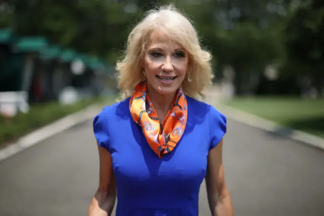 Mrs Conway at the White House