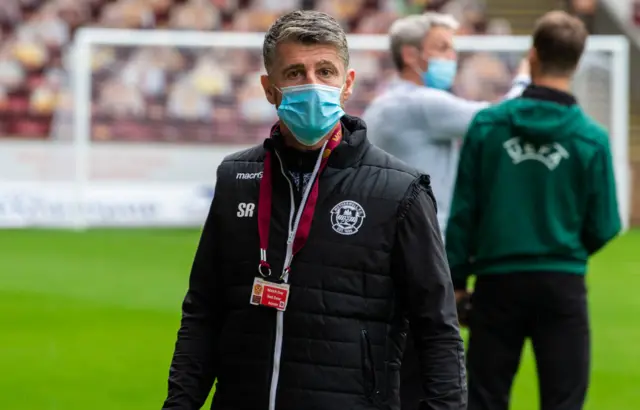 Motherwell manager Stephen Robinson