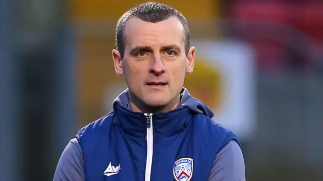 Coleraine manager Oran Kearney