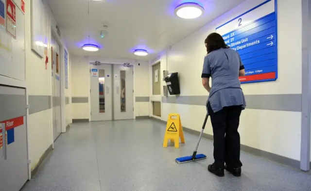 Hospital corridor