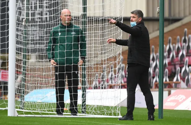 Motherwell manager Stephen Robinson