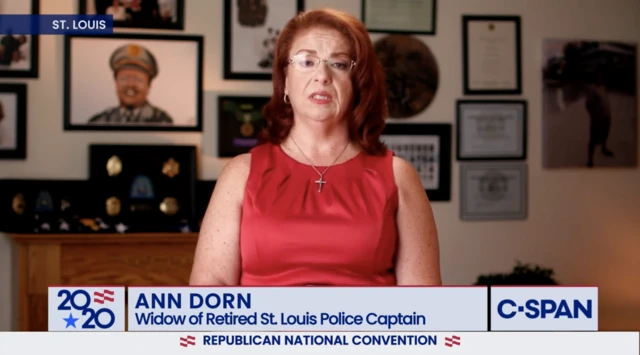 Ann Dorn speaks at the Republican National Convention