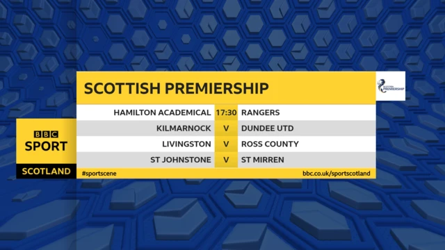 Today's Scottish Premiership fixtures.