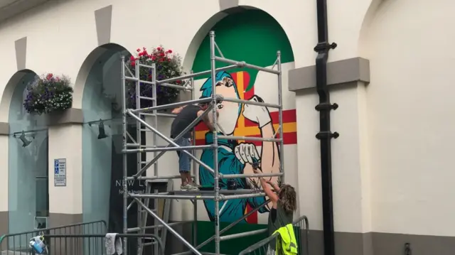 Guernsey Soroptimists' mural