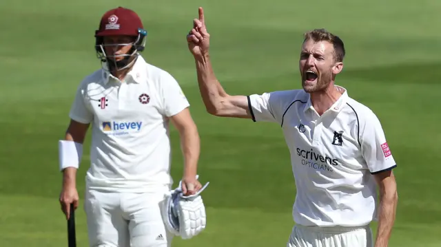 Oliver Hannon-Dalby celebrates