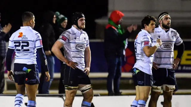 Cardiff players dejected