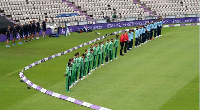 Ireland and England cricketers