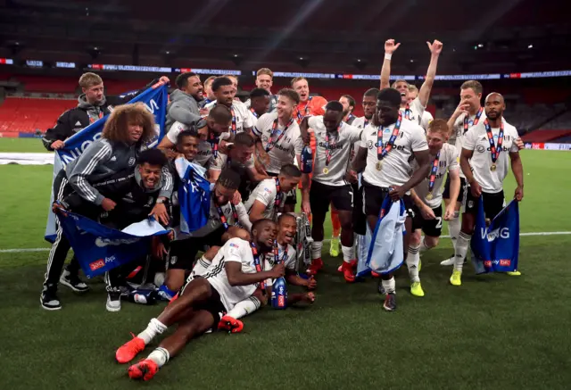 Fulham celebrate