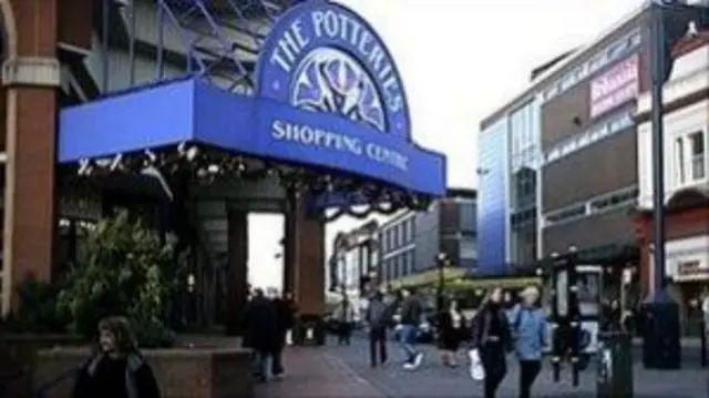 Potteries shopping centre