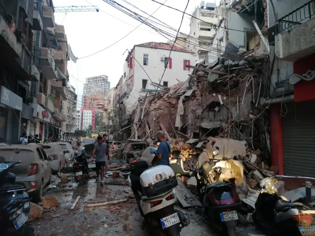 Aftermath of Beirut blast