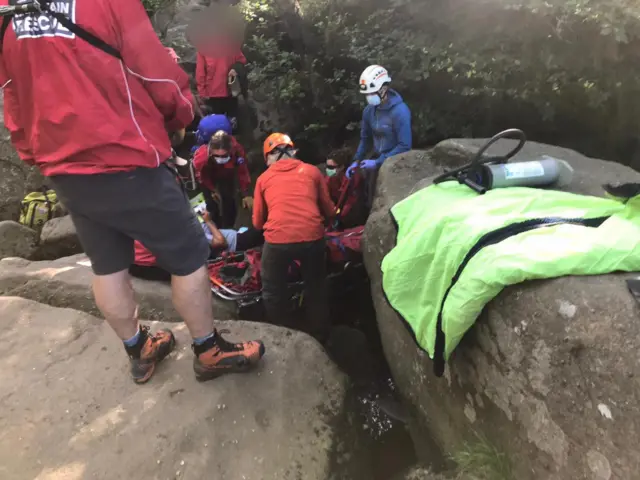 Padley Gorge emergency