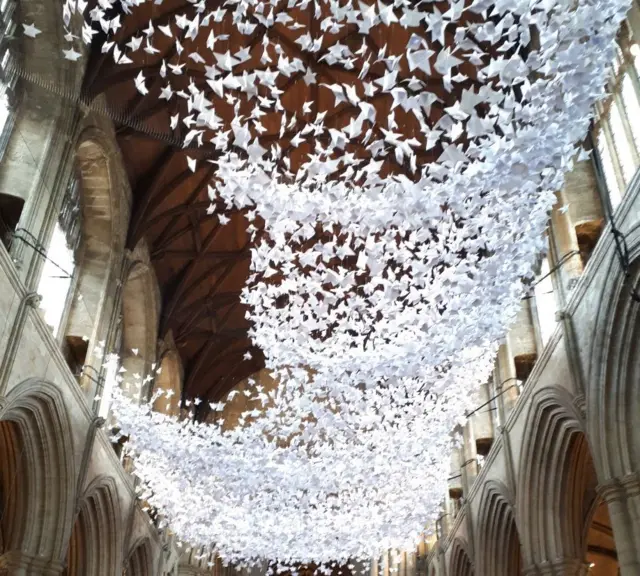 Angels above the nave