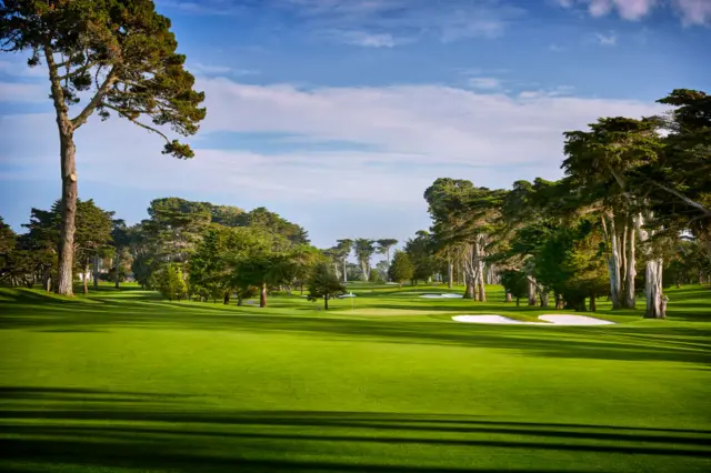 First hole at TPC Harding Park