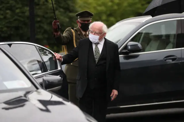 Irish President Michael D Higgins