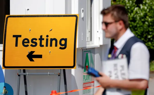 Coronavirus testing centre, Bradford