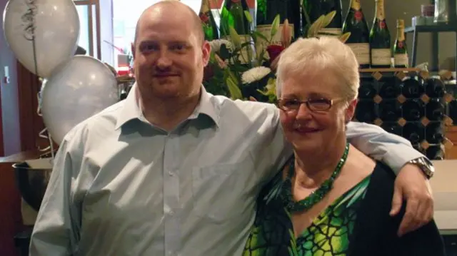 Scott and his mum, Norma