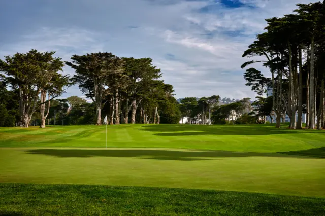 Thirteenth hole at TPC Harding Park