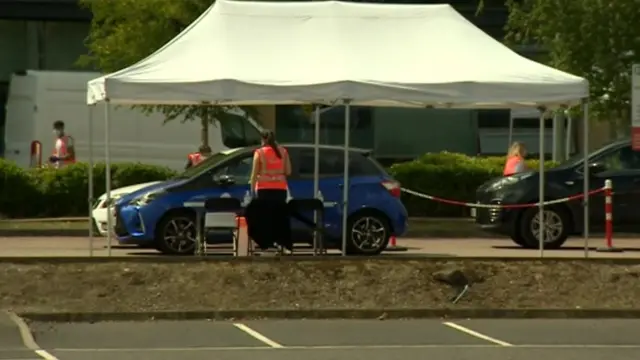 Mobile testing unit in Melton