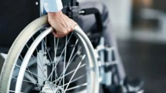Person in wheelchair
