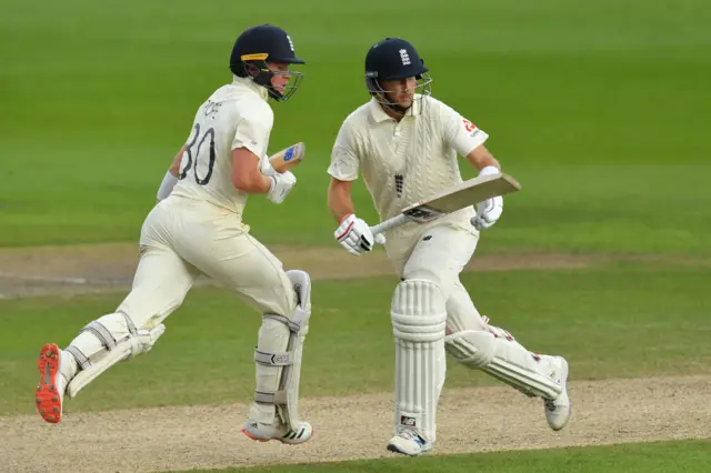 Ollie Pope and Joe Root