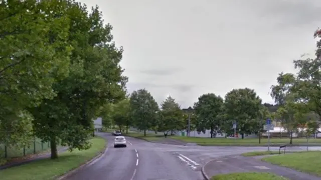 Junction of Parkhouse Road and Rosevale Road