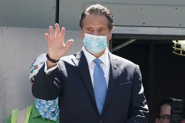 Andrew Cuomo in New York City on 3 August, 2020.