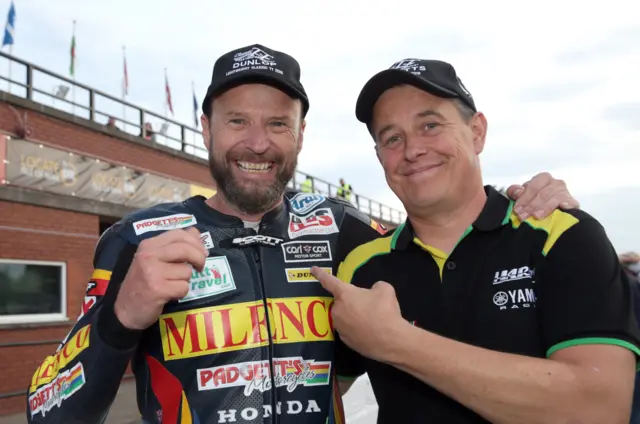 Bruce Anstey and John McGuinness