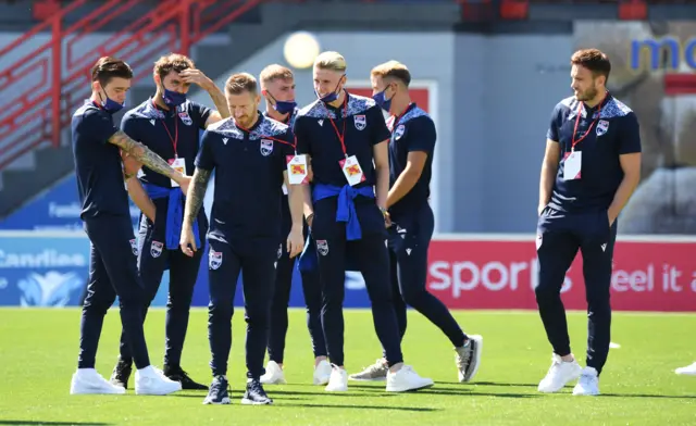 Ross County players