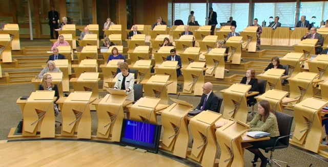 nicola sturgeon in parliament