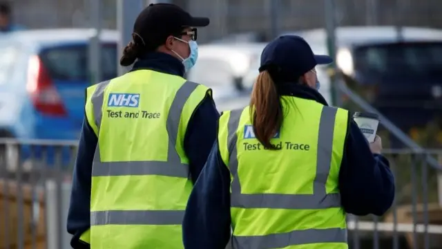 NHS Test and Trace workers in Bolton