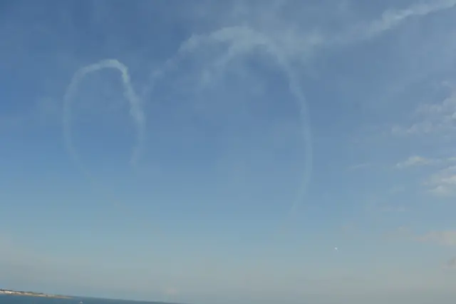 Heart shape in smoke