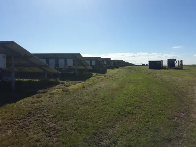 Solar farm at Gedling Country Park