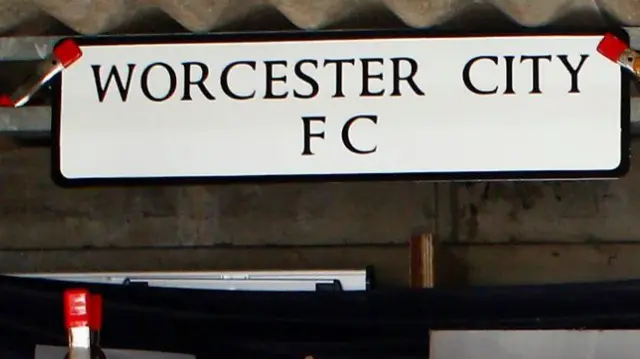 Worcester City sign