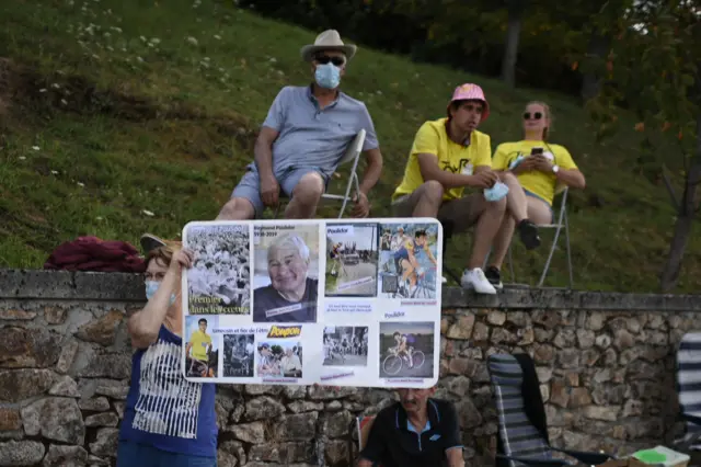 Fans at the Tour de France