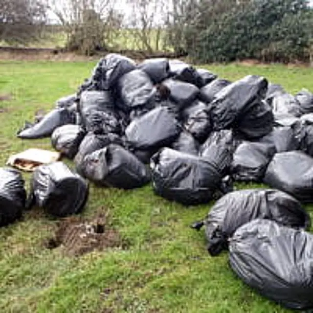 Black bin bags