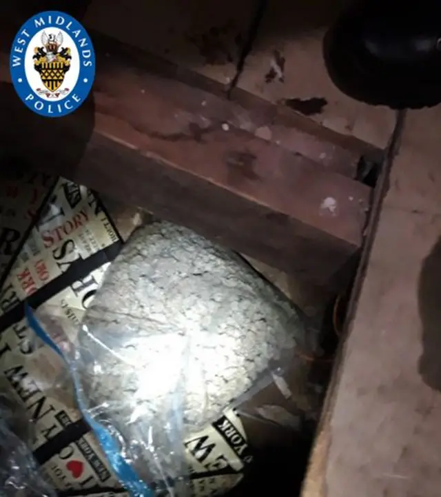 Cannabis found under floorboards