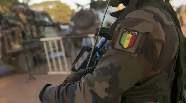 A Senegalese soldier