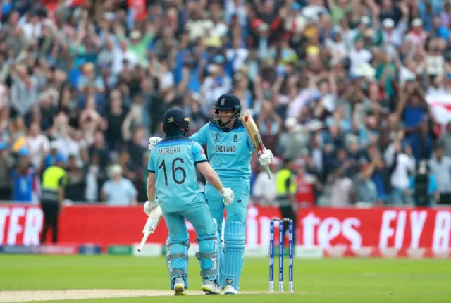 England celebrate