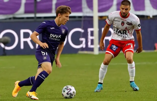 Anderlecht v Excelsior Mouscron, 23 Aug 20