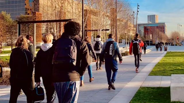 Students at Birmingham City University