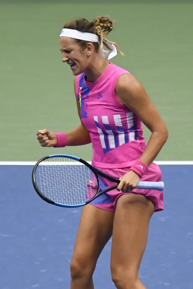 azarenka celebrates