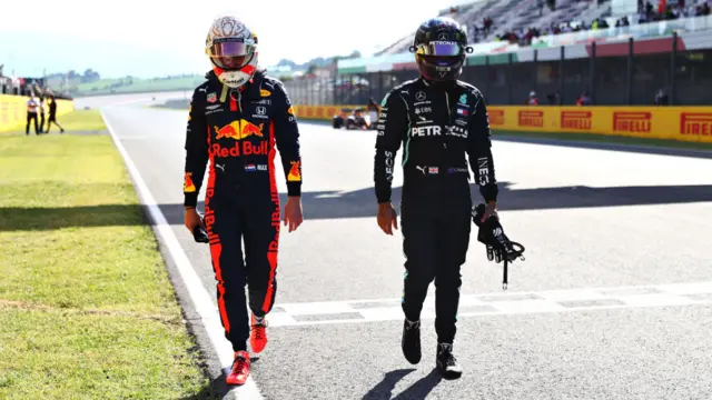 Verstappen and Hamilton