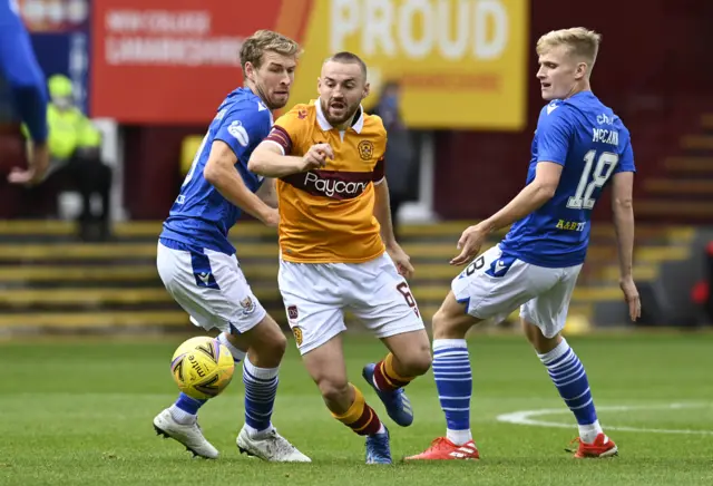 Allan Campbell's stunning strike earned Motherwell victory