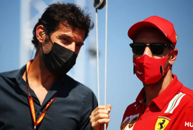 Mark Webber and Sebastian Vettel